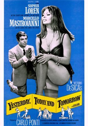 Χθες, σήμερα, αύριο / Yesterday, Today and Tomorrow / Ieri oggi domani (1963)